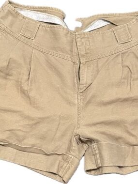Banana Republic Khaki High-Rise Bermuda Shorts